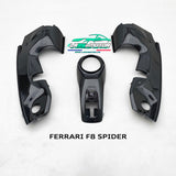 Cache moteur en fibre de carbone CNC pour Ferrari F8 Spider – Engine Bay Covers Premium