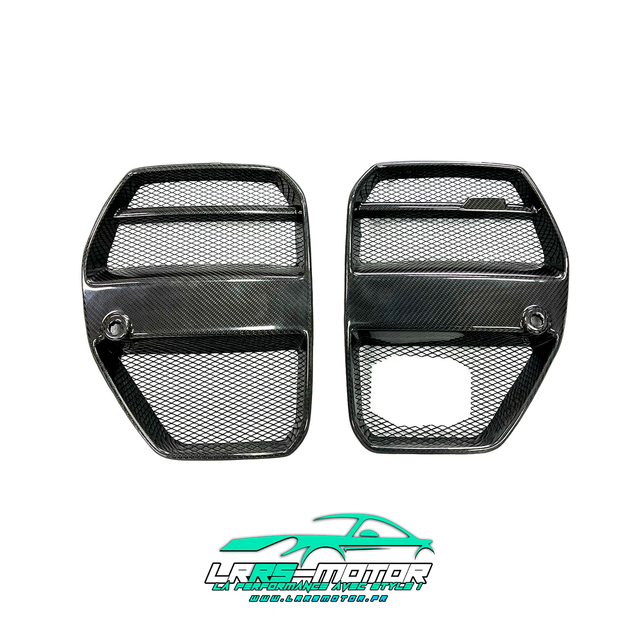 Calandre avant V-Style en fibre de carbone pour BMW M3/M4 – G80 / G81 / G82 / G83