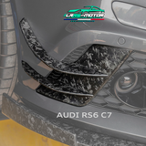 Canards en véritable fibre de carbone pour Audi RS6 C7 (2013-2016) | Ailerons avant sport