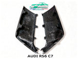 Canards en véritable fibre de carbone pour Audi RS6 C7 (2013-2016) | Ailerons avant sport