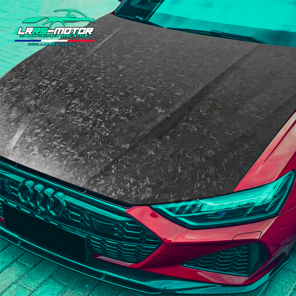 Capot en Fibre de Carbone Style OEM pour Audi RS6 C8 2019-2025