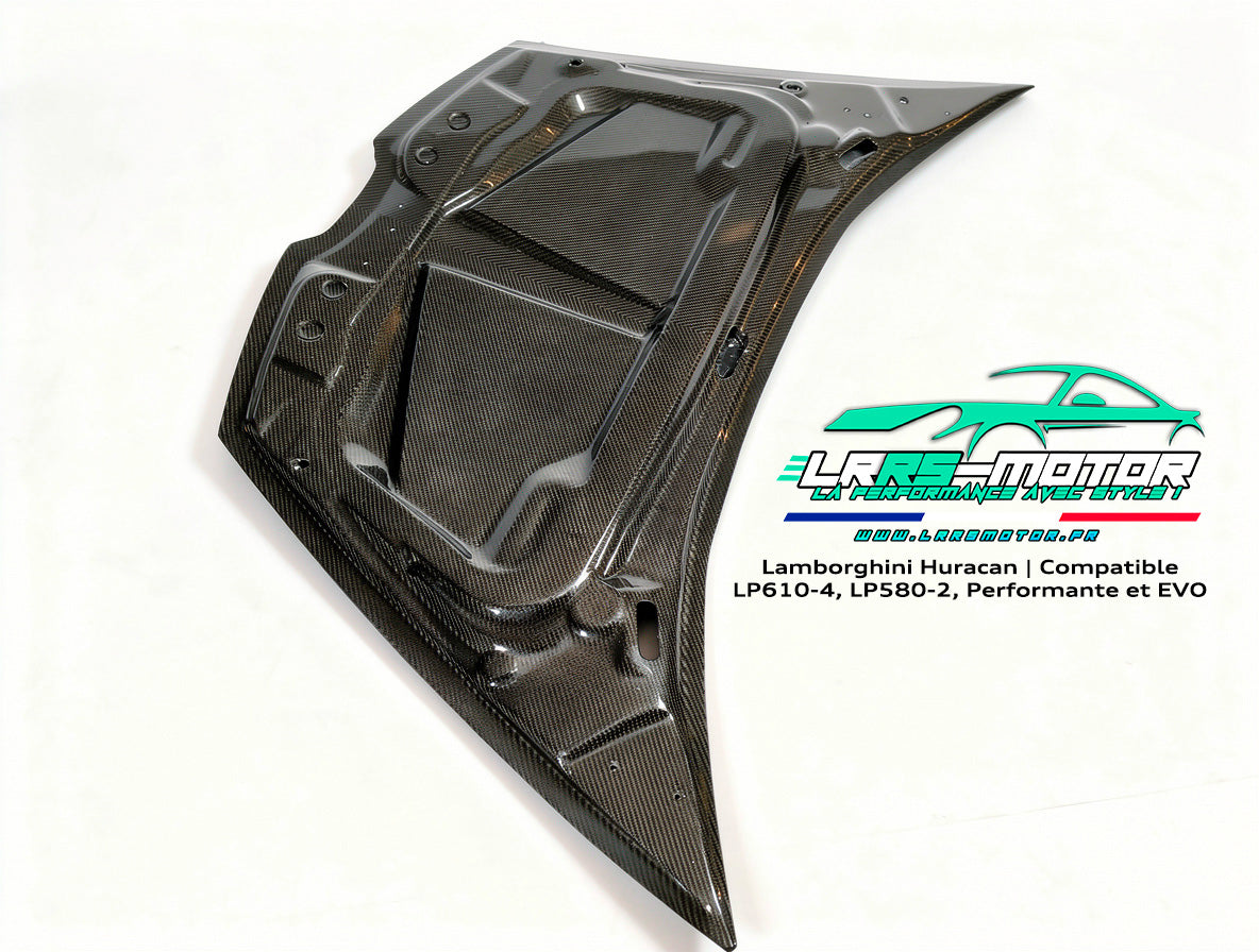 Capot Lamborghini Huracan Style 1016 | Compatible LP610-4, LP580-2, Performante et EVO