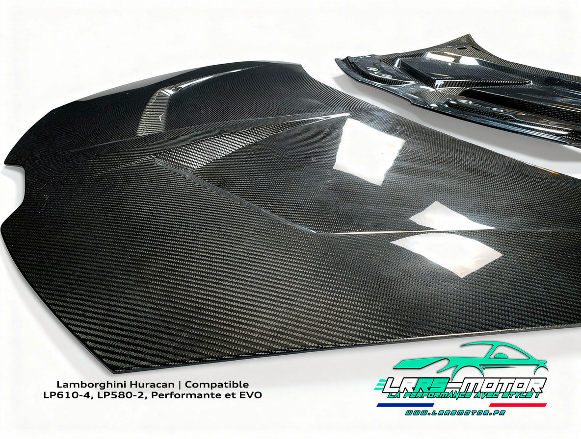 Capot Lamborghini Huracan Style 1016 | Compatible LP610-4, LP580-2, Performante et EVO