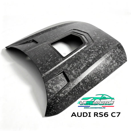 Capot Audi RS6 C7 sur mesure – Fibre de carbone / Carbone forgé