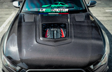 Capot Audi RS6 C7 sur mesure – Fibre de carbone / Carbone forgé