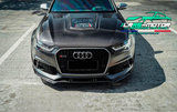 Capot Audi RS6 C7 sur mesure – Fibre de carbone / Carbone forgé