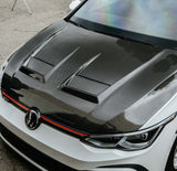 Capot en fibre de carbone léger et performant pour GOLF 8 MK8 GTI