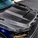 Capot en fibre de carbone type-AB pour Ford F-150 2021-2025