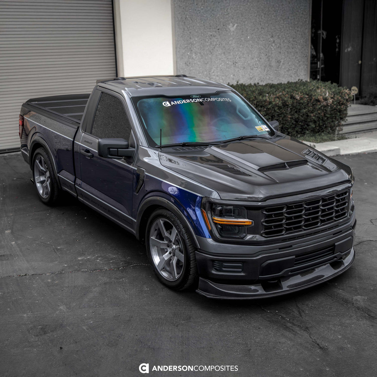 Capot en fibre de carbone type-AB pour Ford F-150 2021-2025