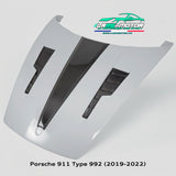 Capot en véritable fibre de carbone Dry Carbon pour Porsche 911 Type 992 (2019-2022)