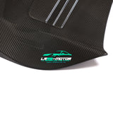 Couvercle de coffre arrière en Fibre de carbone pour Porsche 911 (991) Carrera 4, S, 4S coupé 2 portes 2013 - 2018