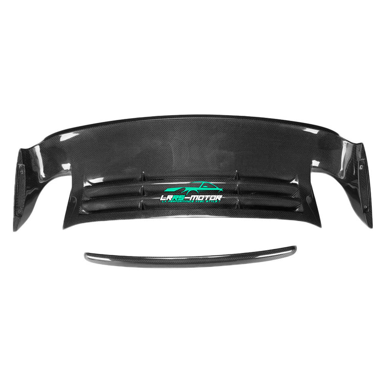 Porsche 911 Couvercle de coffre arrière + becquet arrière en fibre de carbone  pour Porsche 911 (997) Turbo