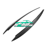 Couvre sourcils de phare carbone véritable Golf 7 2014-2018