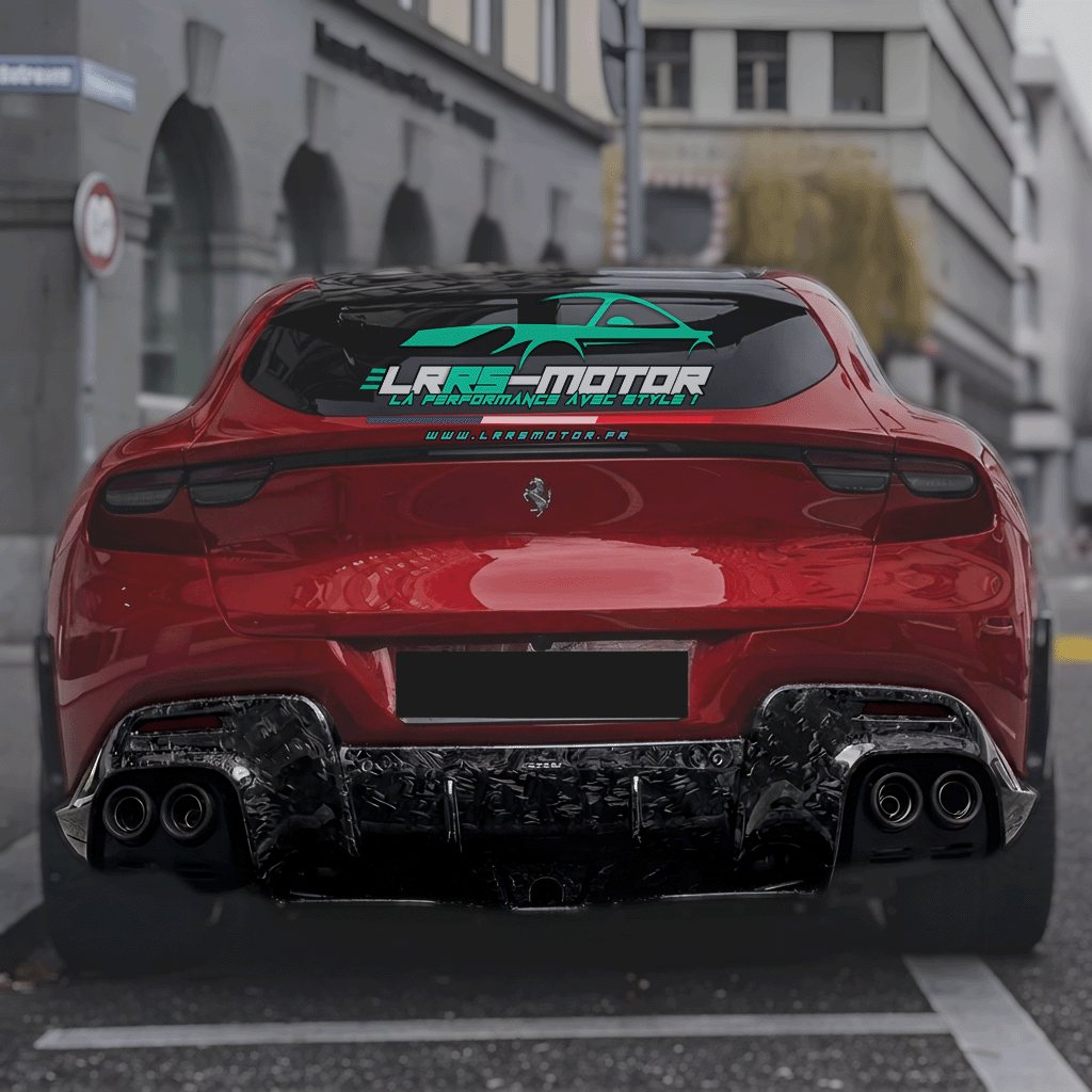 Diffuseur Arrière en Carbone Forgé Ferrari Purosangue FUV