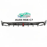 Diffuseur arrière AE Style en véritable fibre de carbone pour Audi RS6 C7 (2013-2018)