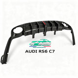 Diffuseur arrière AE Style en véritable fibre de carbone pour Audi RS6 C7 (2013-2018)