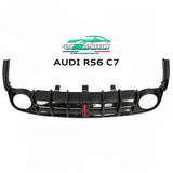 Diffuseur arrière AE Style en véritable fibre de carbone pour Audi RS6 C7 (2013-2018)
