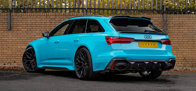 Diffuseur arrière en fibre de carbone pour Audi RS6 C8 et RS7 C8 – Style carbone URBAN, design sport haut de gamme