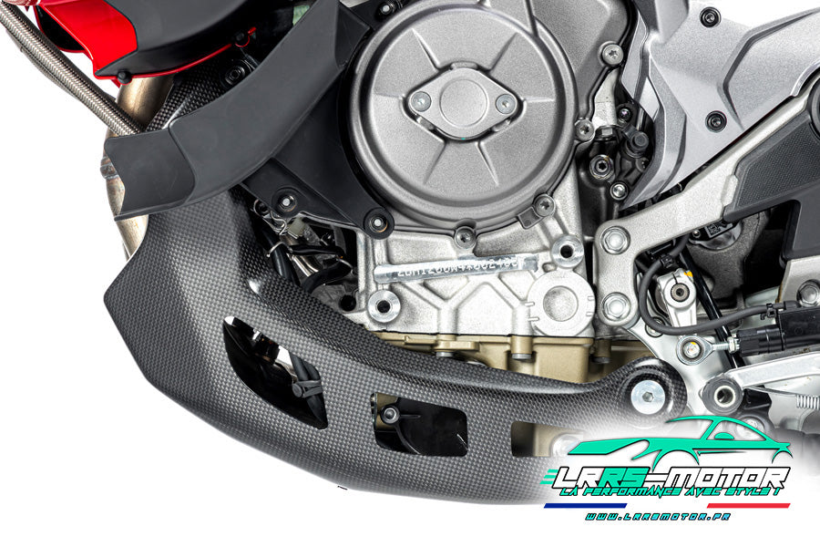 Sabot moteur carbone mat Ducati Multistrada V4