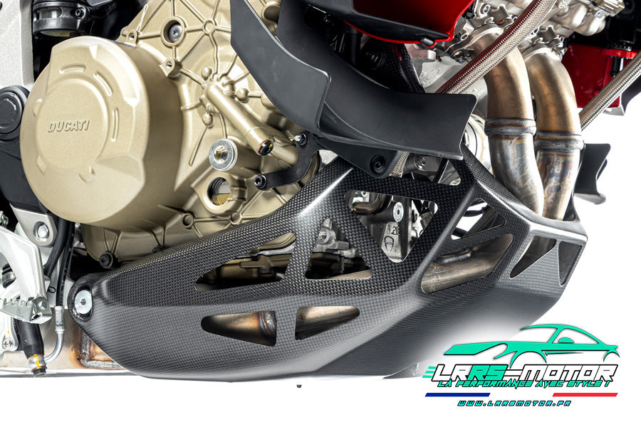 Sabot moteur carbone mat Ducati Multistrada V4