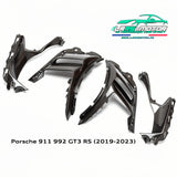Écopes d’aile avant en véritable fibre de carbone pour Porsche 911 992 GT3 RS (2019-2023)