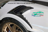 Écopes d’aile avant en véritable fibre de carbone pour Porsche 911 992 GT3 RS (2019-2023)