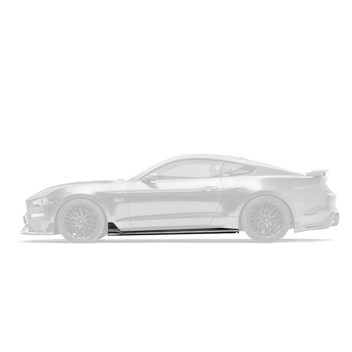 Jupes latérales en fibre de carbone pour Ford Mustang