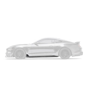 Jupes latérales en fibre de carbone pour Ford Mustang