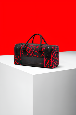 Sac de Voyage Lamborghini – Édition Sport Rouge & Noir