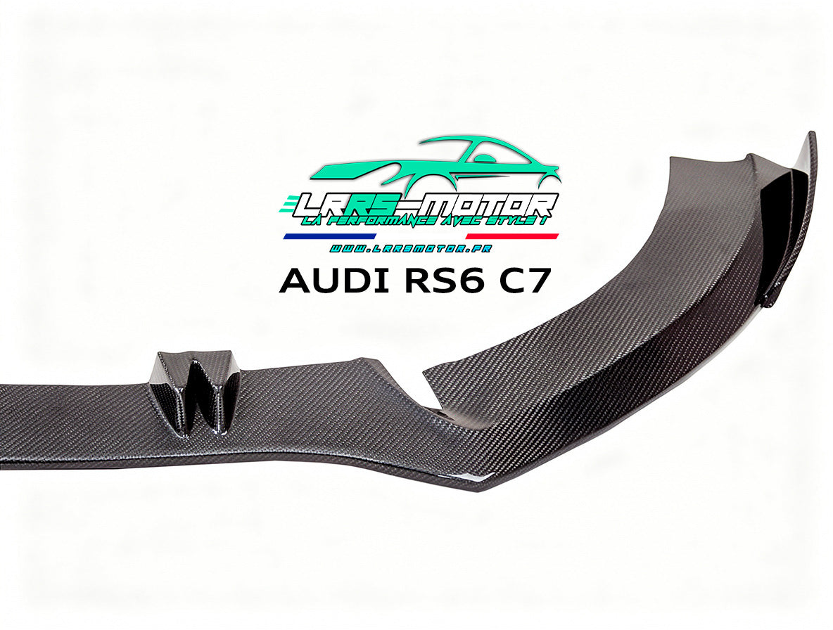 Lame avant Avant Audi RS6 C7 fibre de carbone