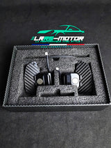 Pack Double fibre de carbone magnétique & adaptée à votre volant