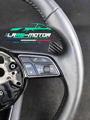 Pack Double fibre de carbone magnétique & adaptée à votre volant