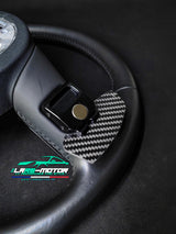Pack Double fibre de carbone magnétique & adaptée à votre volant