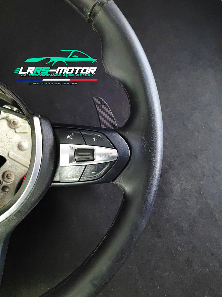 Paddle shifter with magnetic sensor in genuine carbon fiber