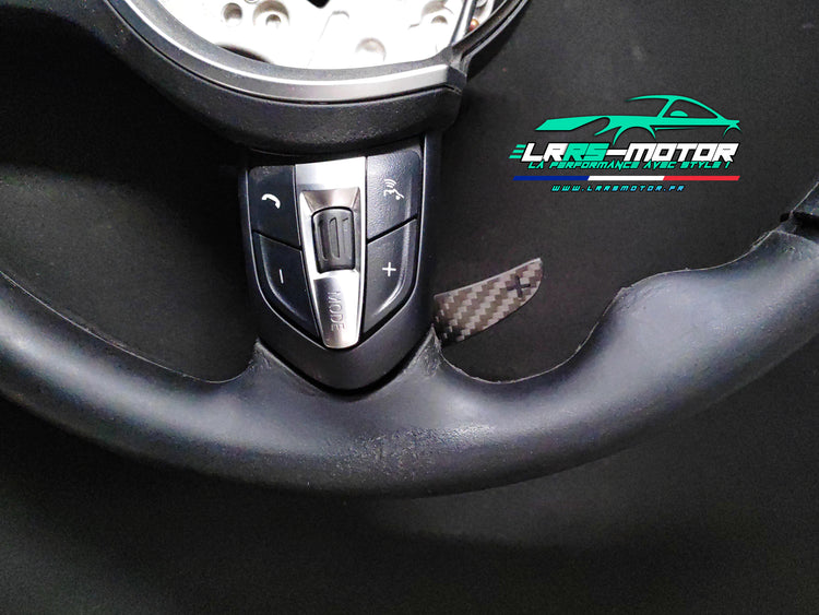 Paddle shifter with magnetic sensor in genuine carbon fiber