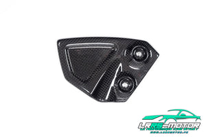Protection de talon droite en carbone BRILLANT pour Honda CBR 1000 RR-R/SP – Pièce carbone moto premium à partir de 2024