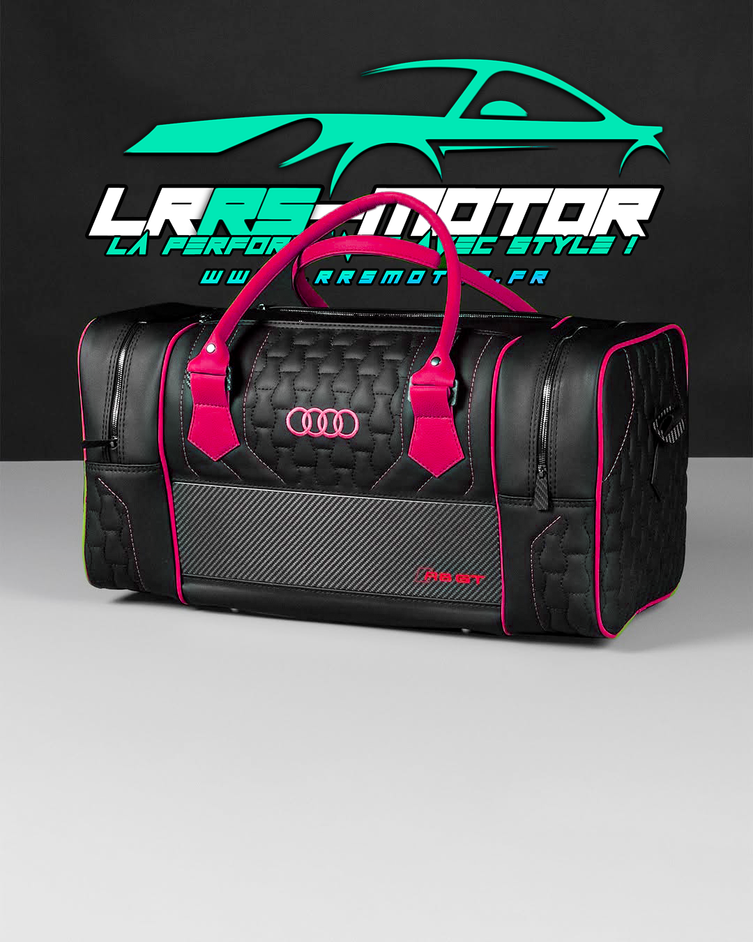 Sac de voyage Audi personnalisé – Luxe & Sur-mesure | LRRS Motor