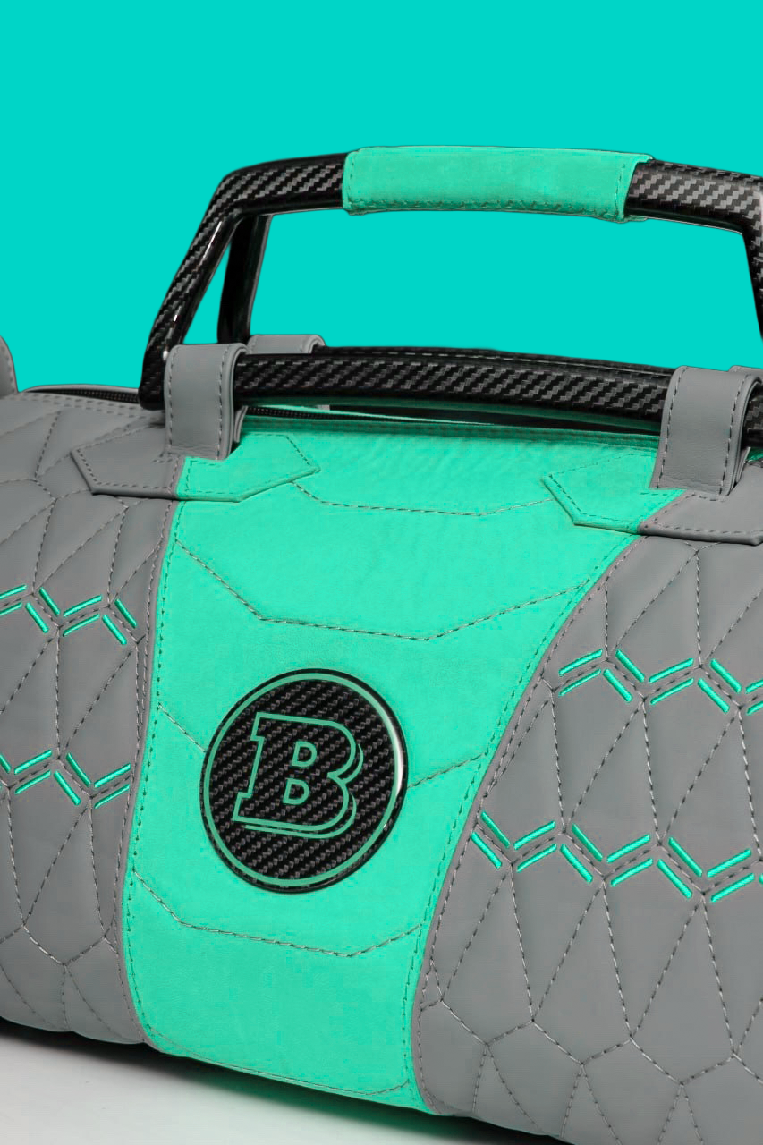 Sac de Voyage Brabus 900 – Tiffany Blue & Carbone