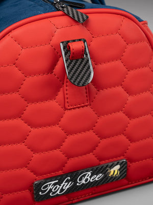 Sac de voyage BMW M Personnalisable – Cuir & Carbone Premium – Fofy Bee