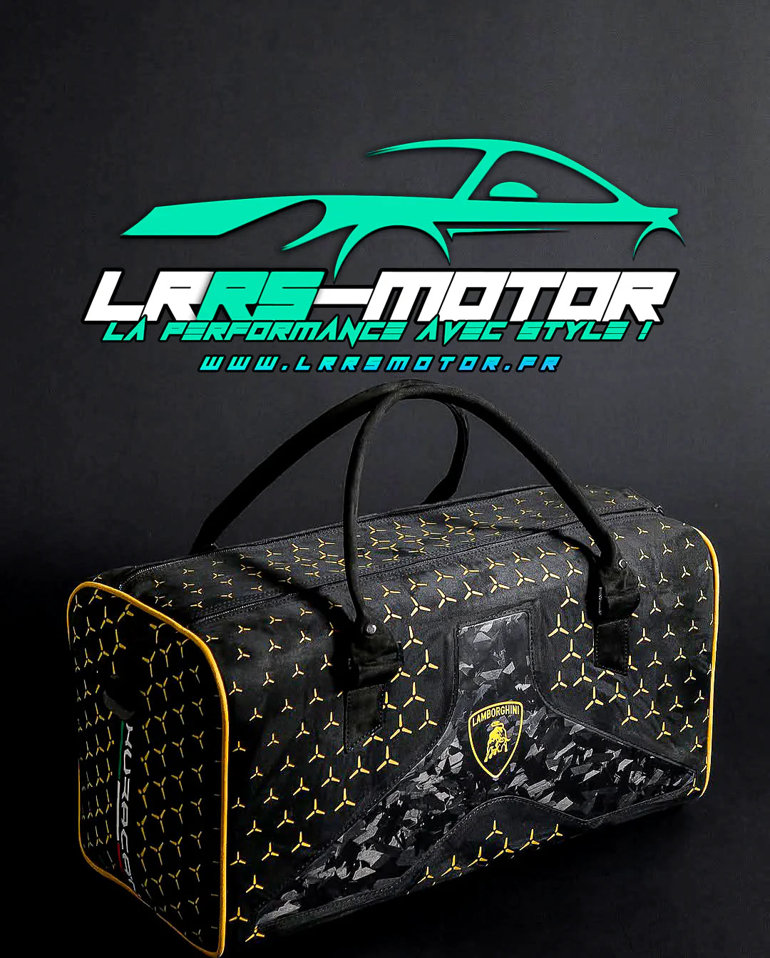 Sac personnalisé Lamborghini carbone forgé – Édition exclusive avec option fibre de carbone