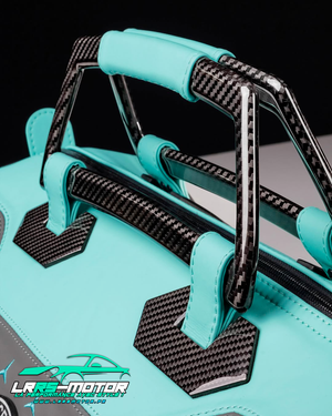 Sac de voyage Mercedes-Benz Personnalisable – Cuir Premium & Carbone – Édition Exclusive