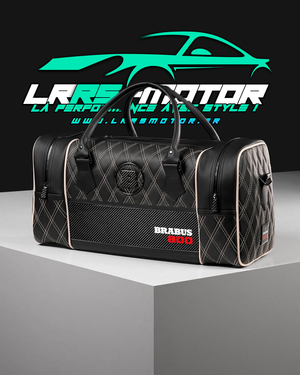 Sac de voyage Brabus 800 Personnalisable – Cuir & Carbone Premium – Édition Luxe