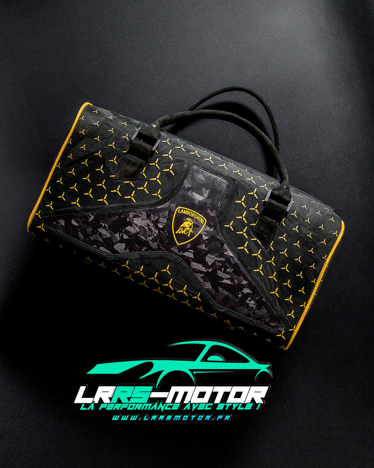 Sac personnalisé Lamborghini carbone forgé – Édition exclusive avec option fibre de carbone