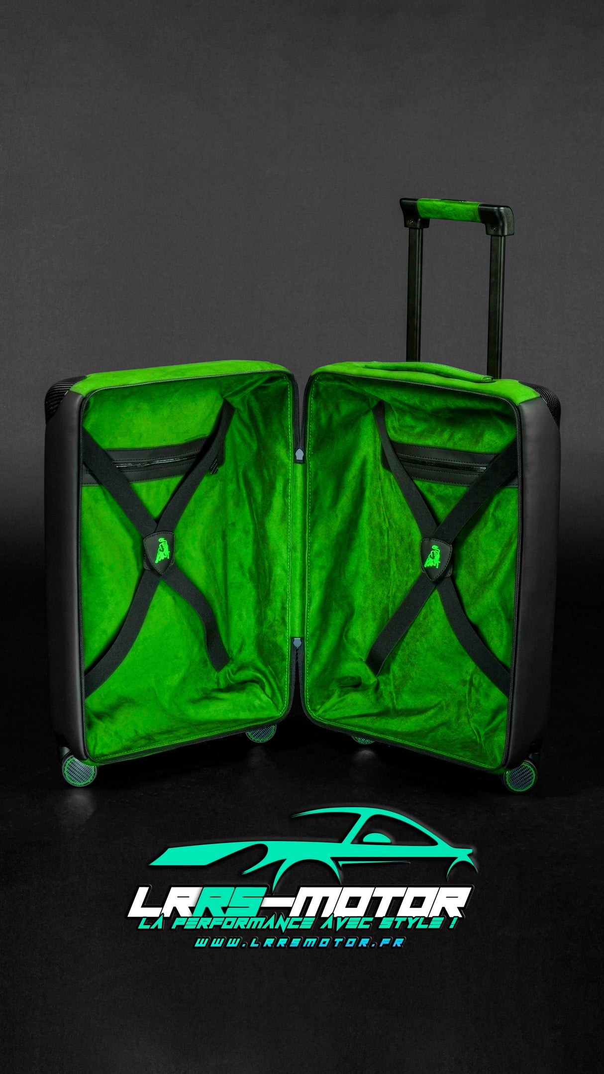 Valise à roulettes Lamborghini – Édition exclusive avec fibre de carbone véritable