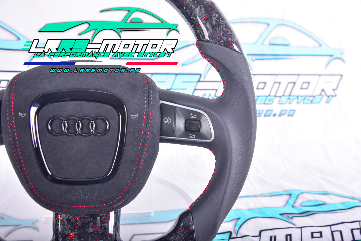 Volant Audi Personnalisable Compatible A3 8P A4, S4 A5 8T, A8 D3 Q7 Q5