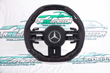 Volant Mercedes-Benz personnalisé compatible CLA, Classe C, CLE, GLA et AMG GT | LRRS-MOTOR