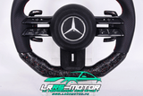 Volant Mercedes-Benz personnalisé compatible CLA, Classe C, CLE, GLA et AMG GT | LRRS-MOTOR