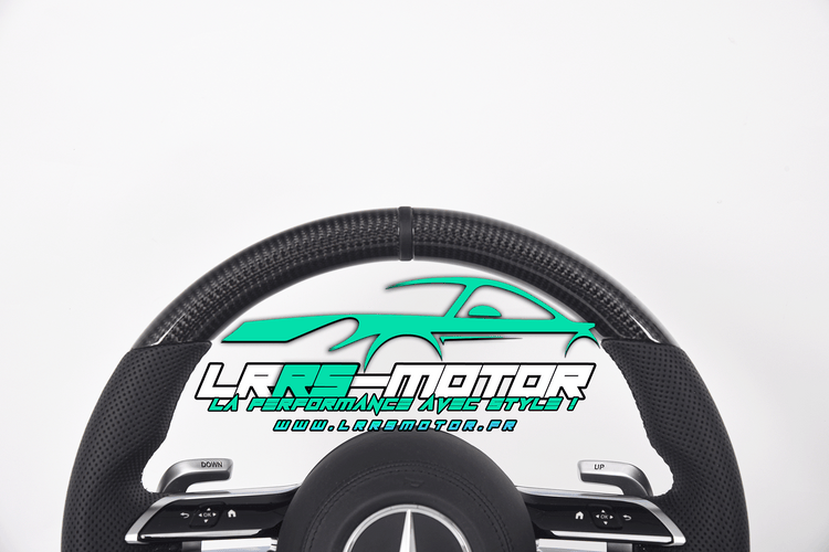 Volant Mercedes-Benz personnalisé compatible CLA, Classe C, CLE, GLA et AMG GT | LRRS-MOTOR