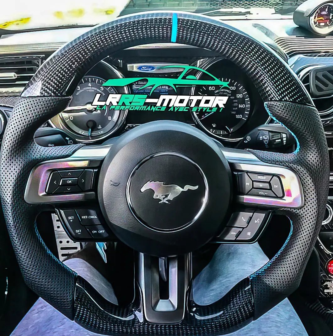 Mustang 6 steering wheel, customizable Shelby Carbon 