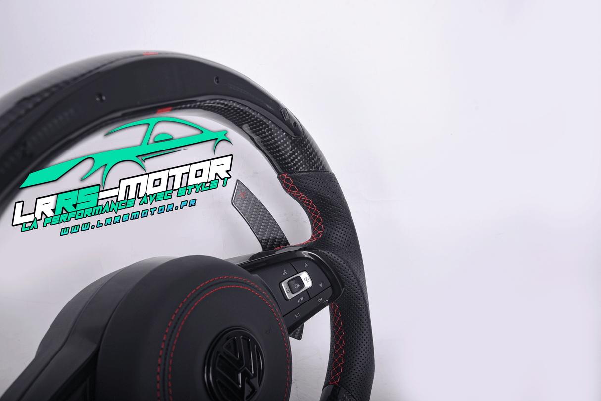 Individualisierbares Carbon-Lenkrad – Kompatibel mit Golf 7 / Scirocco 3 / Polo 6 GTI, GTD, R